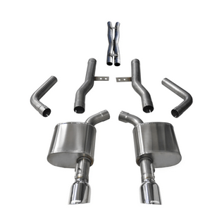 Corsa Xtreme Cat - Back Exhaust, Polished Tips 2017 - 2023 Charger 5.7L - Speedlogix