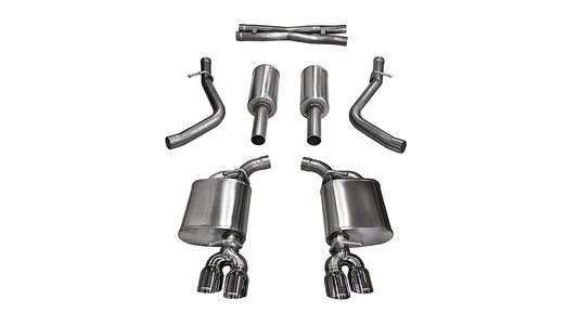 Corsa Xtreme Exhaust Cat - Back, Polished Dual Tips 2015 - 2016 Challenger 5.7L - Speedlogix