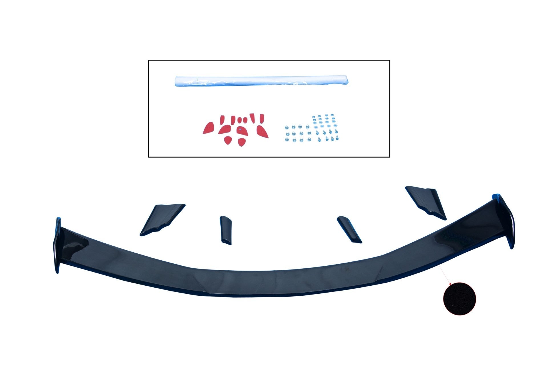 CORVETTE 20 - 25 REAR SPOILER HIGH WING - Speedlogix