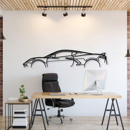 Corvette C8 Metal Car Wall Art - MT0924 - Speedlogix