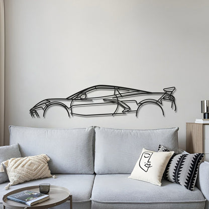 Corvette C8 Stingray Classic Metal Car Wall Art - MT0925 - Speedlogix