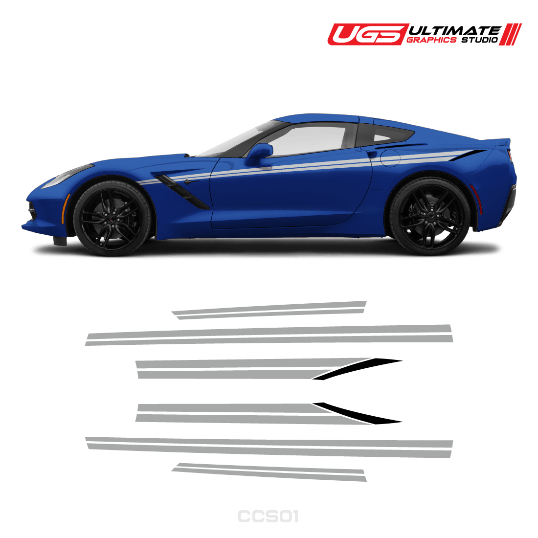 Corvette Side Stripe Accent Color - Speedlogix