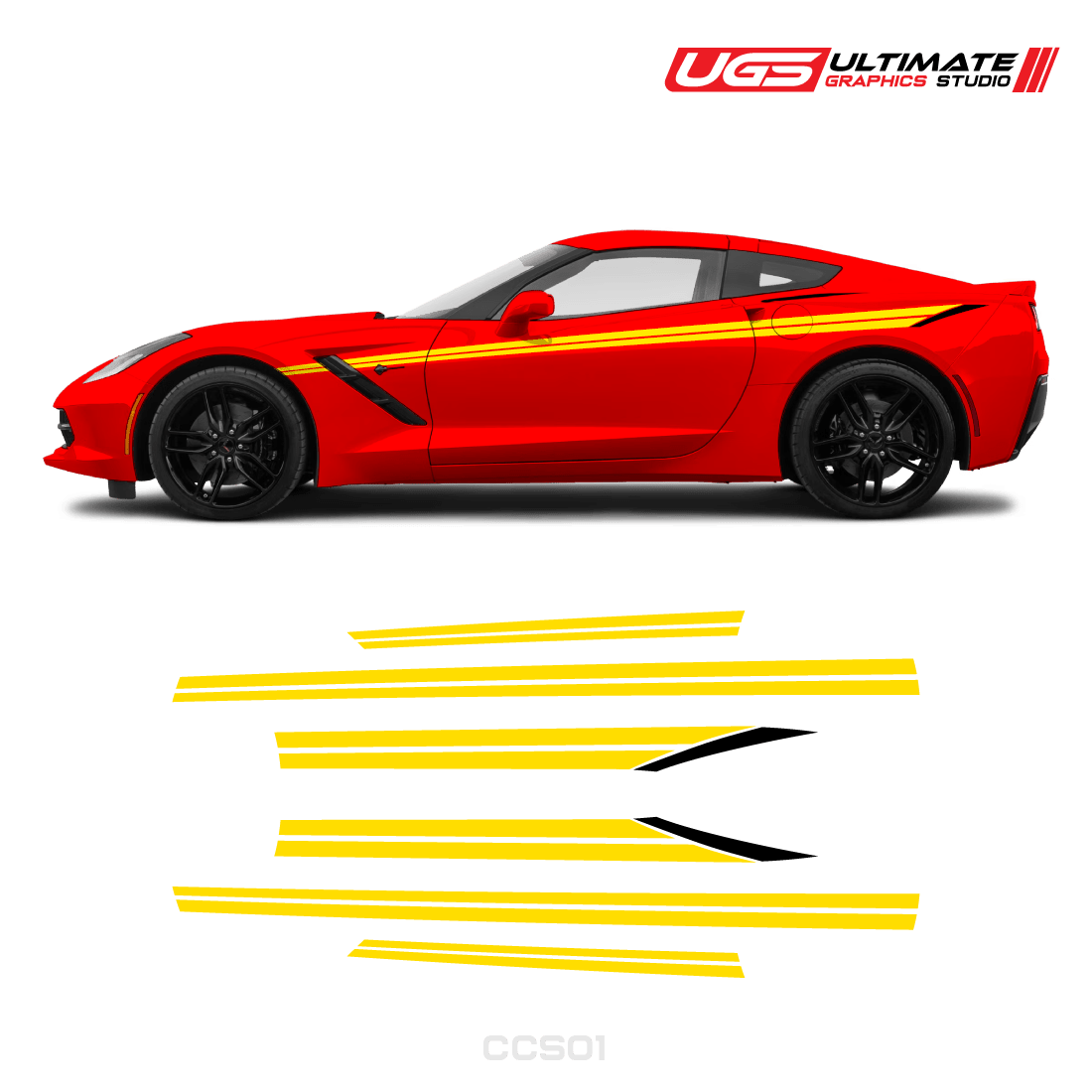 Corvette Side Stripe Accent Color - Speedlogix