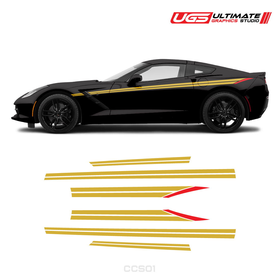 Corvette Side Stripe Accent Color - Speedlogix