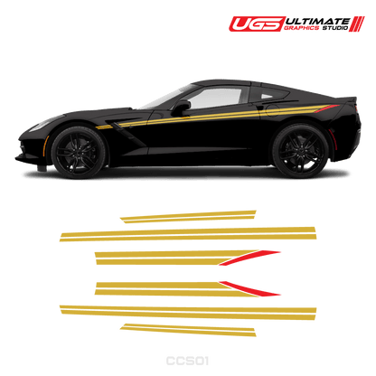 Corvette Side Stripe Accent Color - Speedlogix