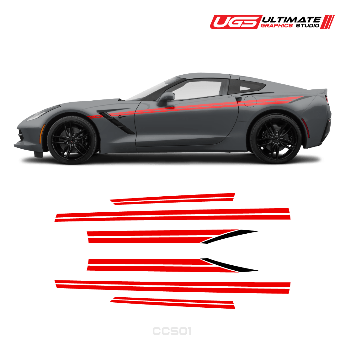 Corvette Side Stripe Accent Color - Speedlogix