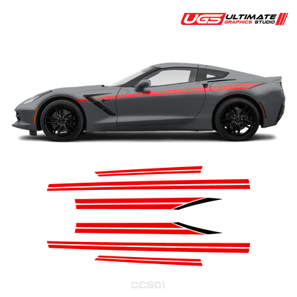 Corvette Side Stripe Accent Color - Speedlogix