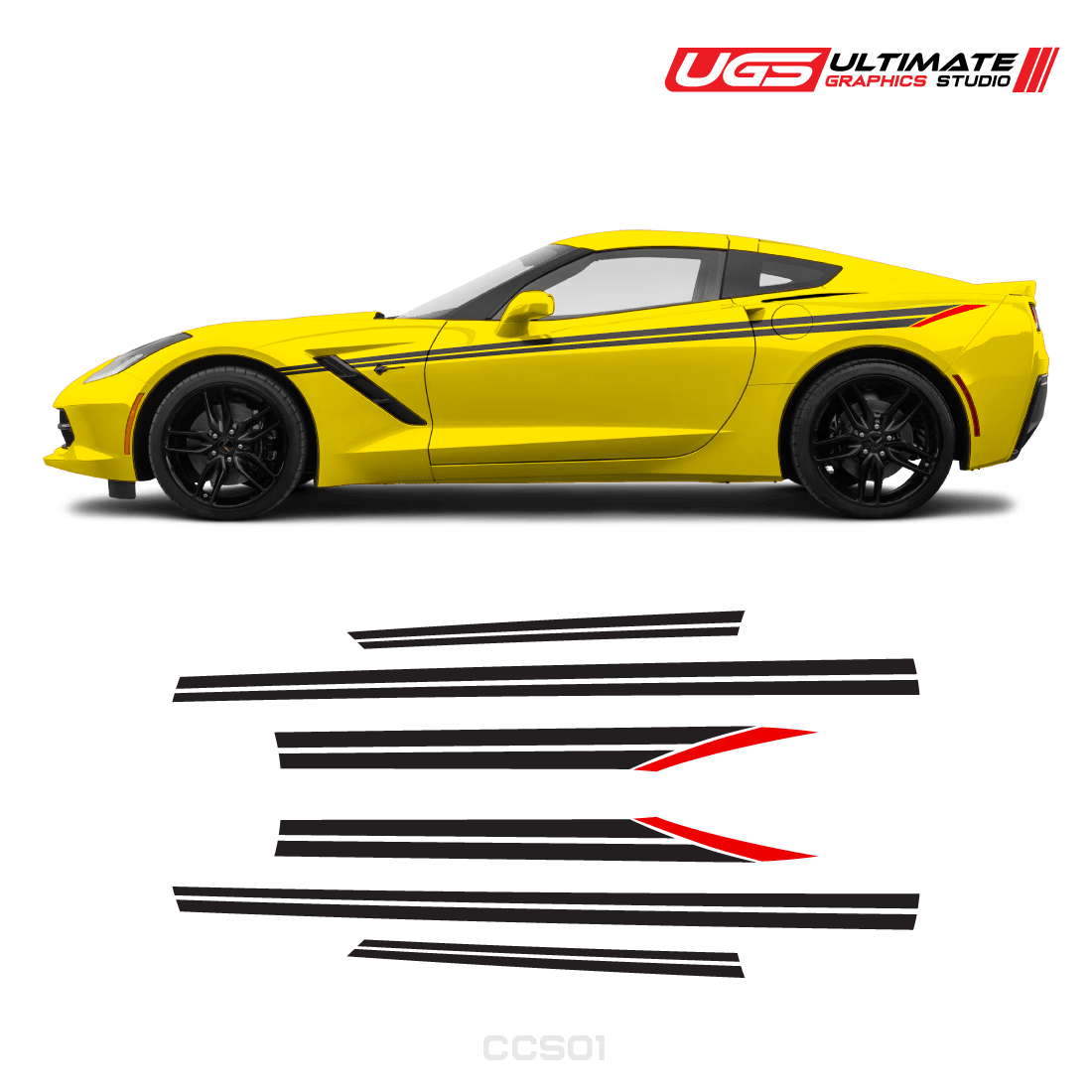 Corvette Side Stripe Accent Color - Speedlogix