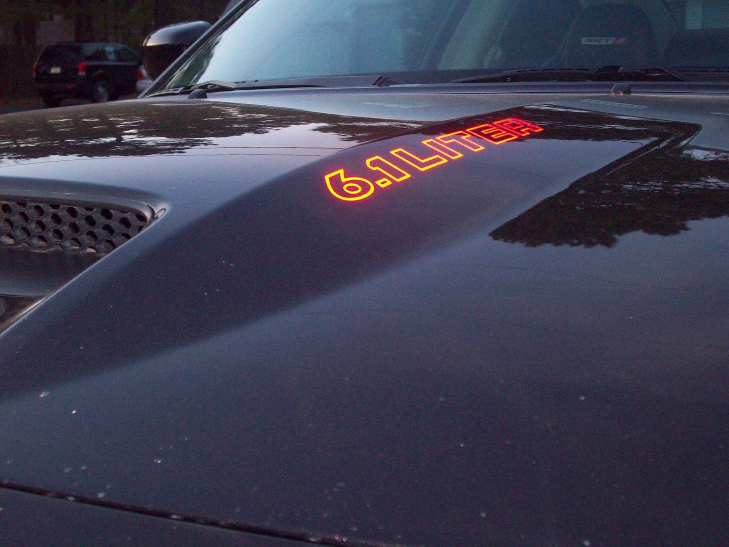 Cowl Hood Decals - Dodge Charger 5.7 6.1 6.4 - Speedlogix