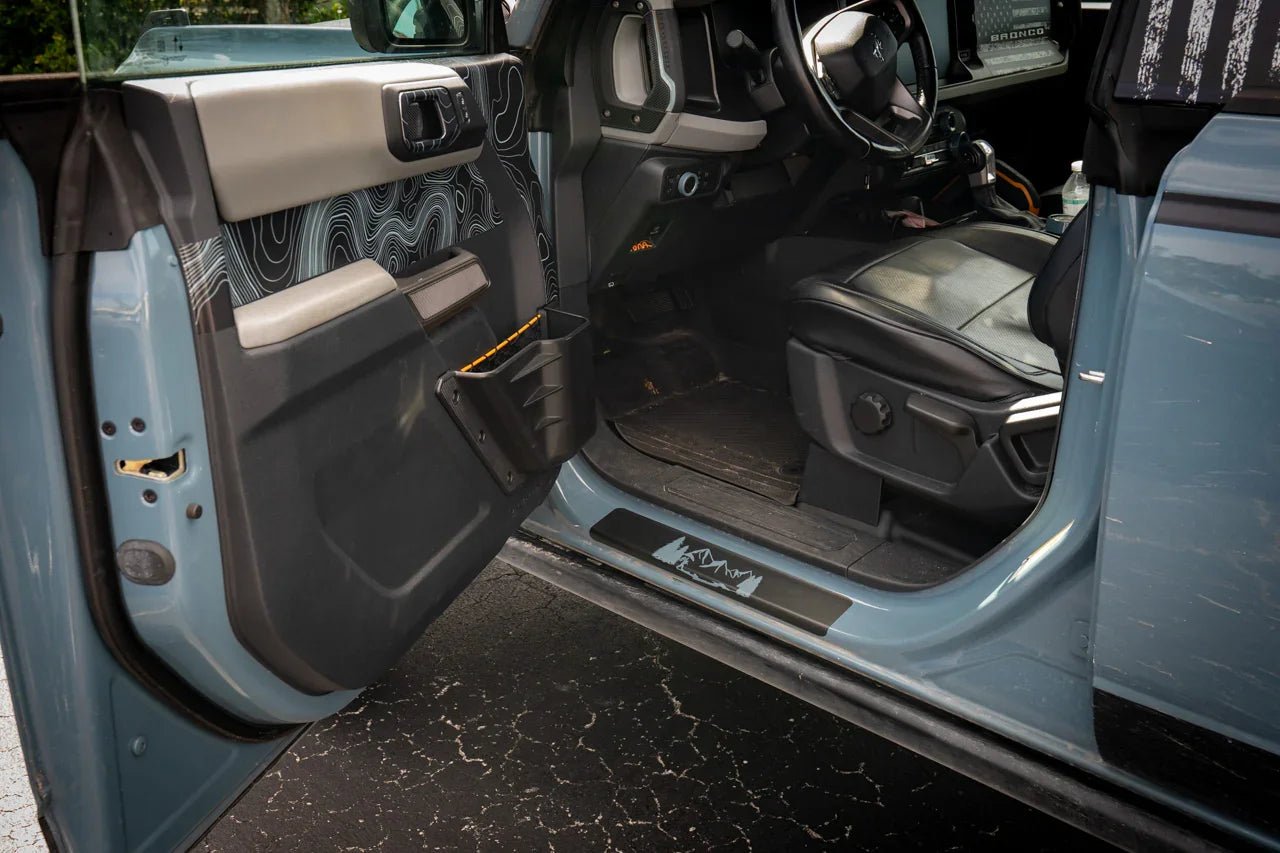 Croc Strips Door Sill Protectors - 2021+ Bronco - Speedlogix