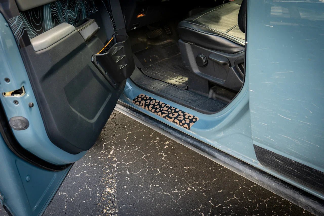 Croc Strips Door Sill Protectors - 2021+ Bronco - Speedlogix