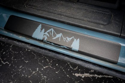 Croc Strips Door Sill Protectors - 2021+ Bronco - Speedlogix