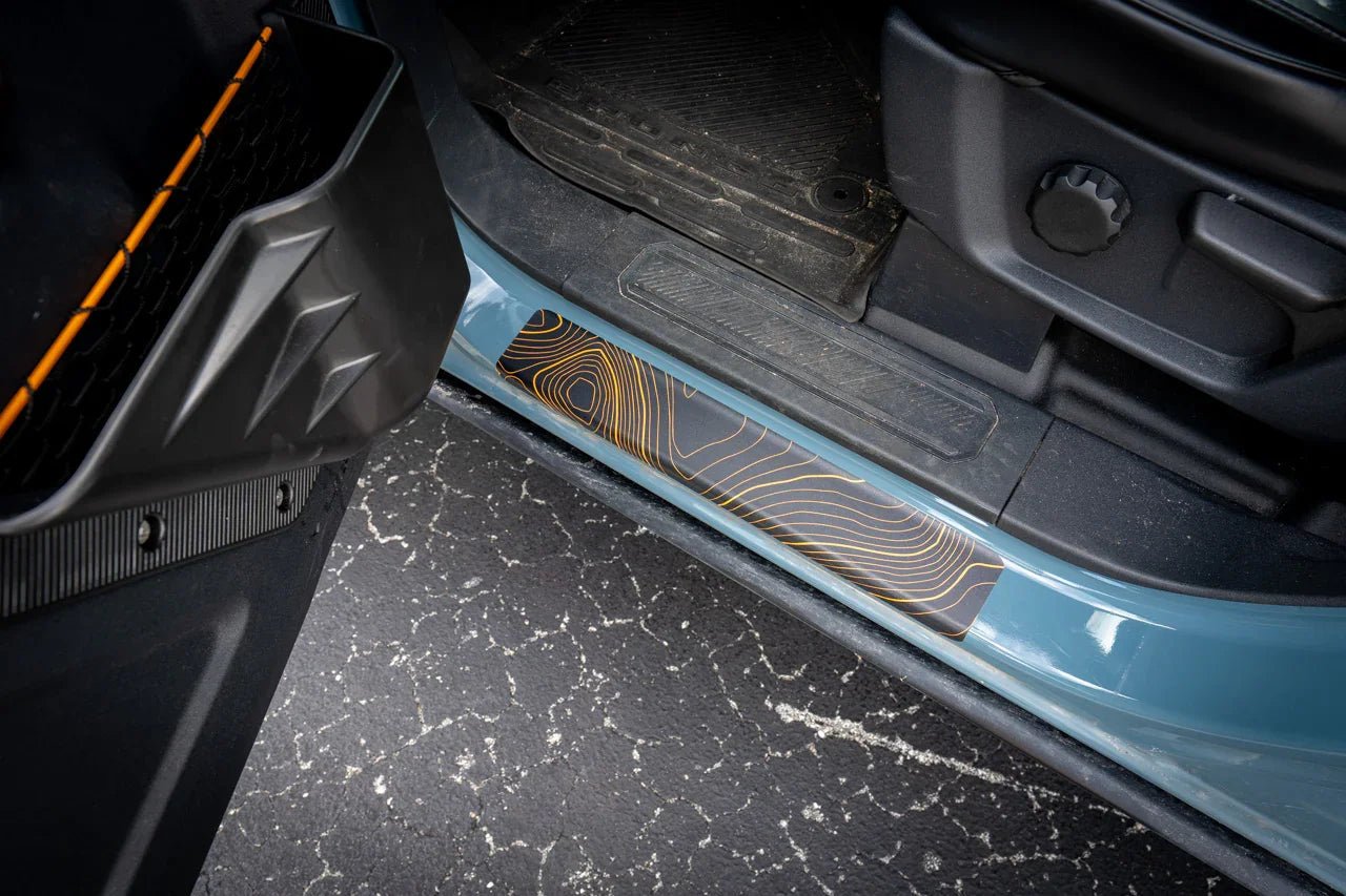 Croc Strips Door Sill Protectors - 2021+ Bronco - Speedlogix