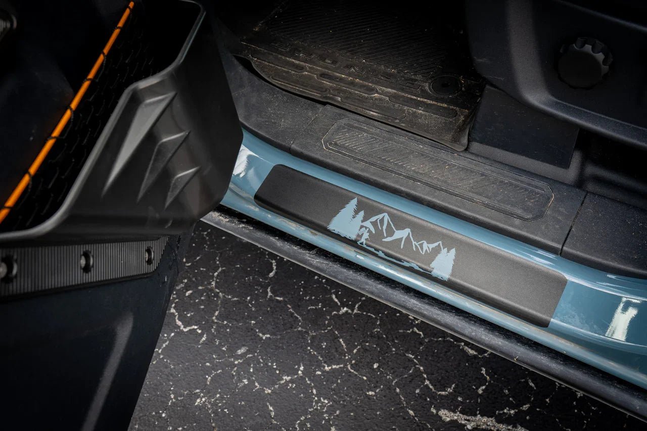 Croc Strips Door Sill Protectors - 2021+ Bronco - Speedlogix