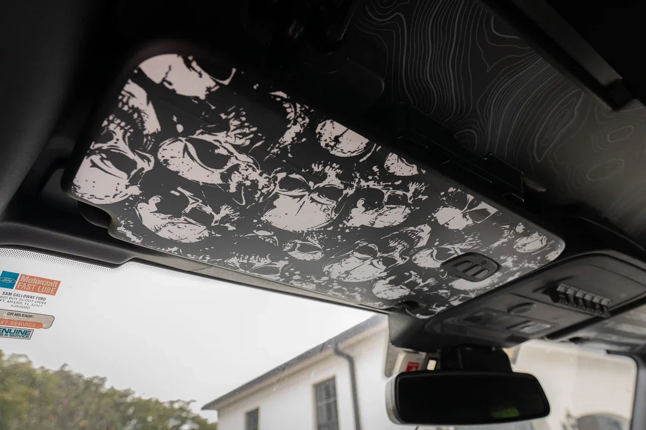 Custom Series Sun Visor Overlays (Printed Series) - 2021+ Bronco - Speedlogix
