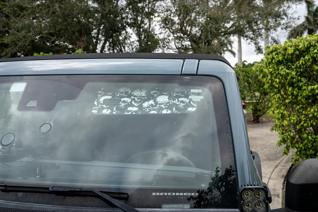 Custom Series Sun Visor Overlays (Printed Series) - 2021+ Bronco - Speedlogix