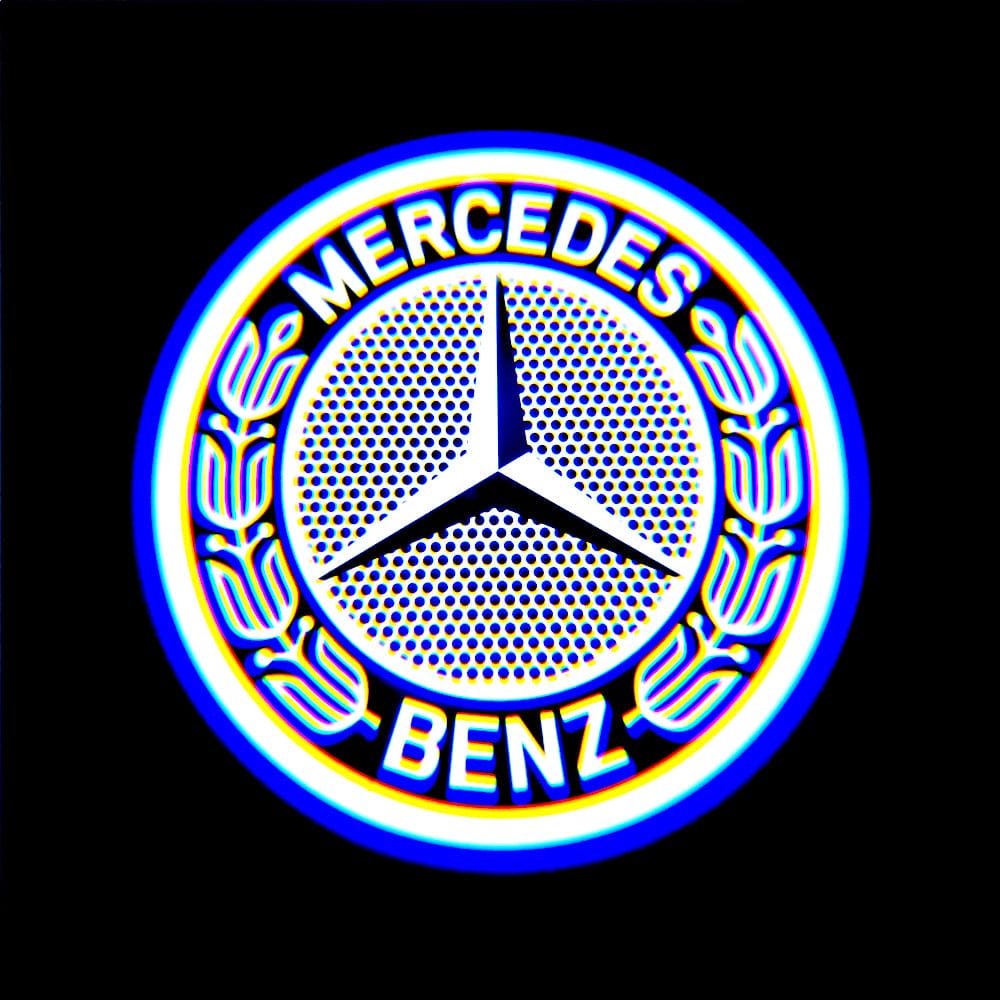 Mercedes-Benz C-Class C204 3rd Gen Coupe 2 Doors Premium Door Puddle Lights Multiple Designs 2012-2015