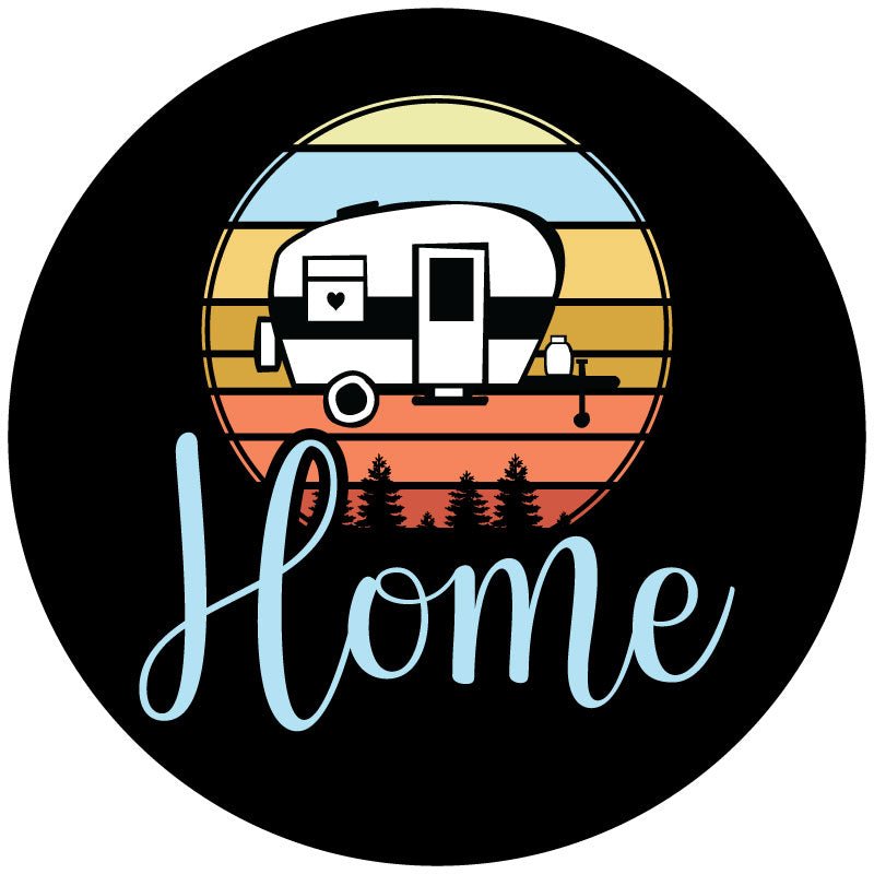 Cute Home Camper RV Bronco Spare Tire Cover - Speedlogix