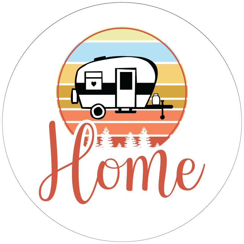 Cute Home Camper RV Bronco Spare Tire Cover - Speedlogix
