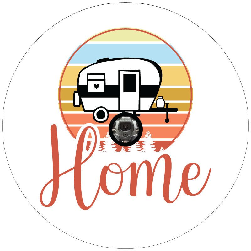 Cute Home Camper RV Bronco Spare Tire Cover - Speedlogix