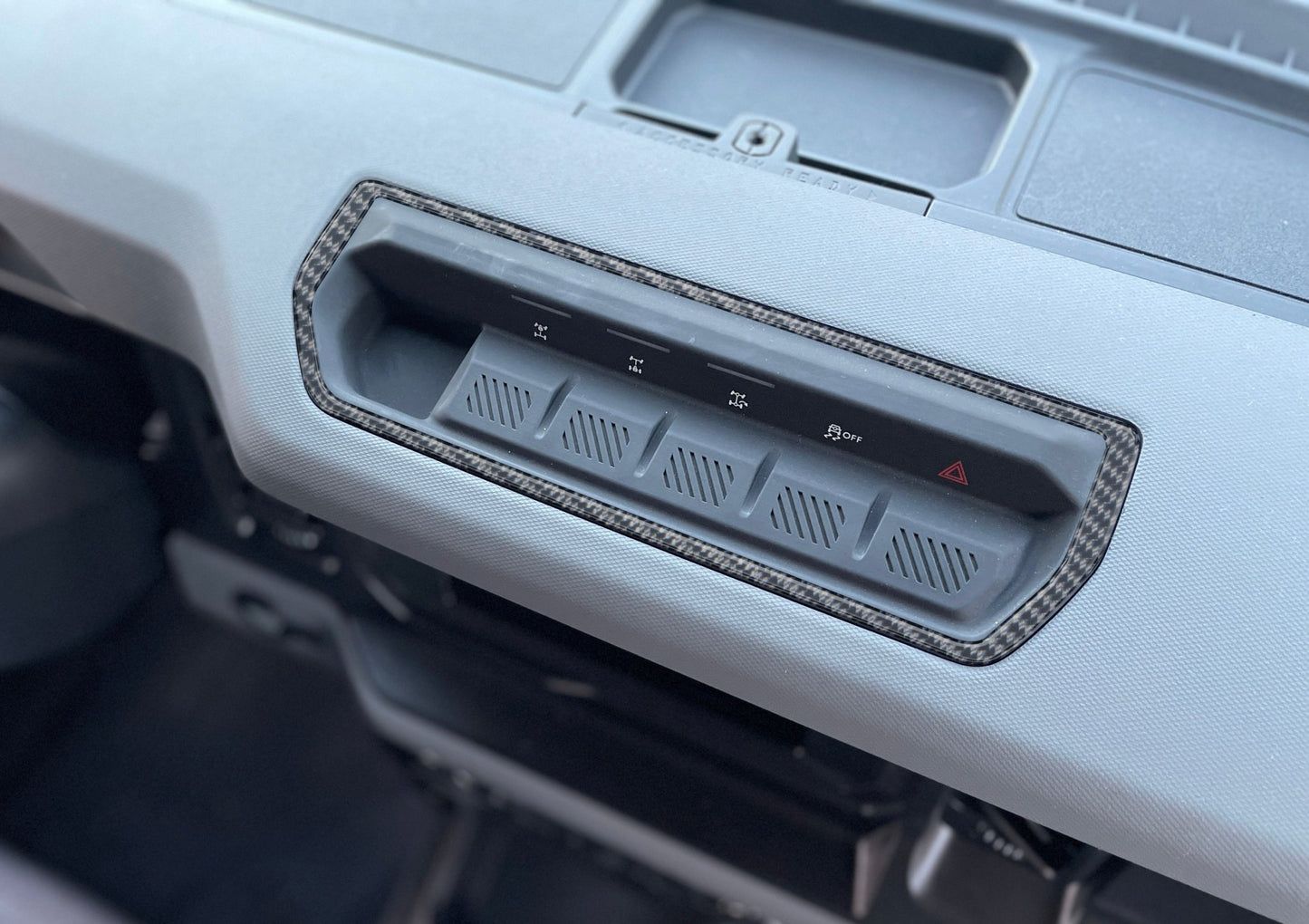 Dash Top Switch Panel Accent Trim Fits 2021 - 2026 Ford Bronco - Speedlogix