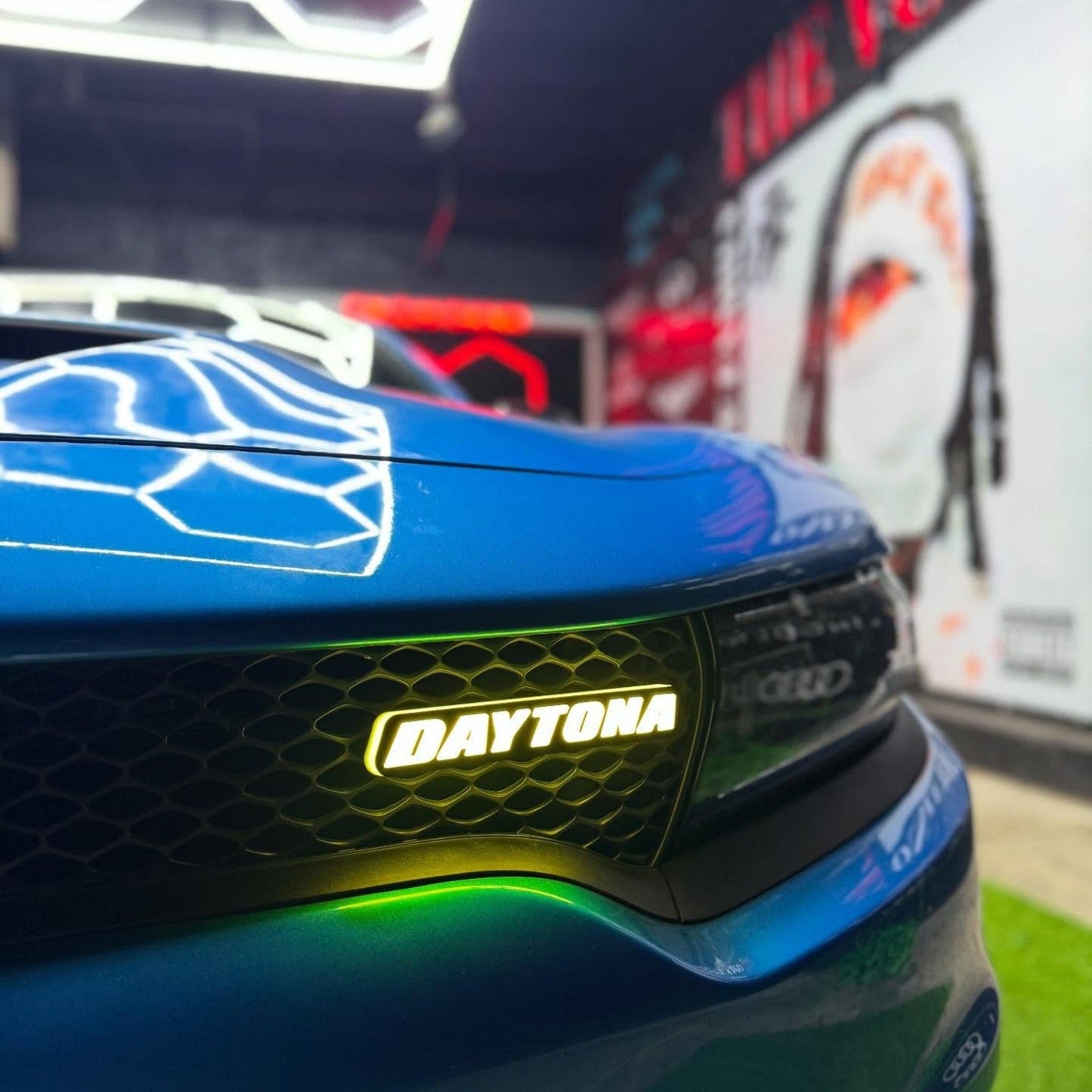 Daytona LED Badge: (Multicolor Flow) - Speedlogix