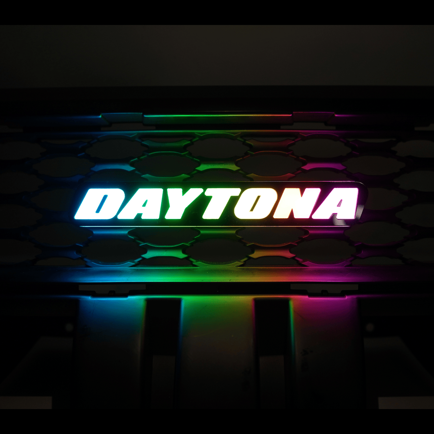 Daytona LED Badge: (Multicolor Flow) - Speedlogix