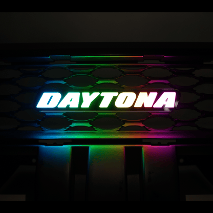 Daytona LED Badge: (Multicolor Flow) - Speedlogix