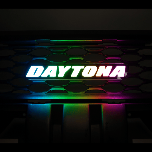 Daytona LED Badge: (Multicolor Flow) - Speedlogix