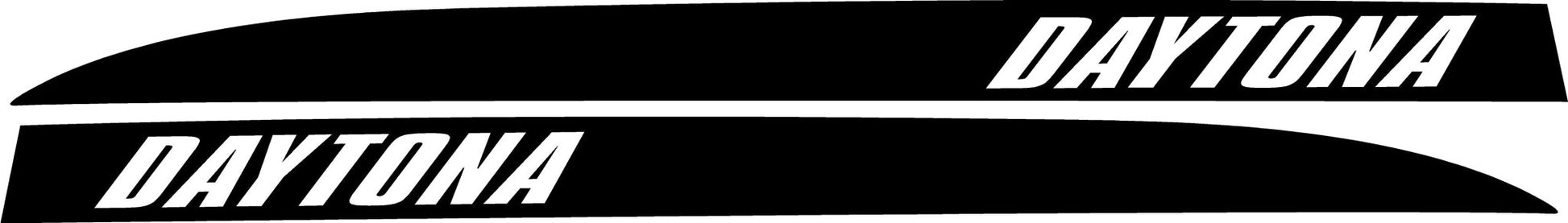 "DAYTONA" Quarter Panel Decals For The 2006 - 2010 Dodge Charger (x2) - Speedlogix