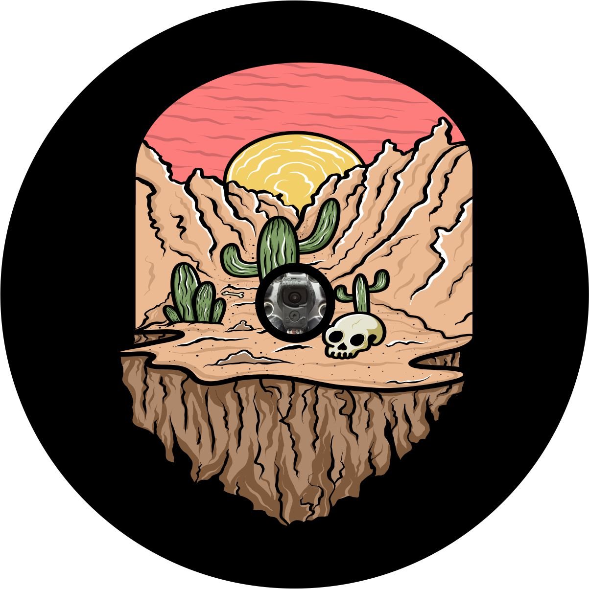 Death Valley Creative Bronco Spare Tire Cover - Speedlogix
