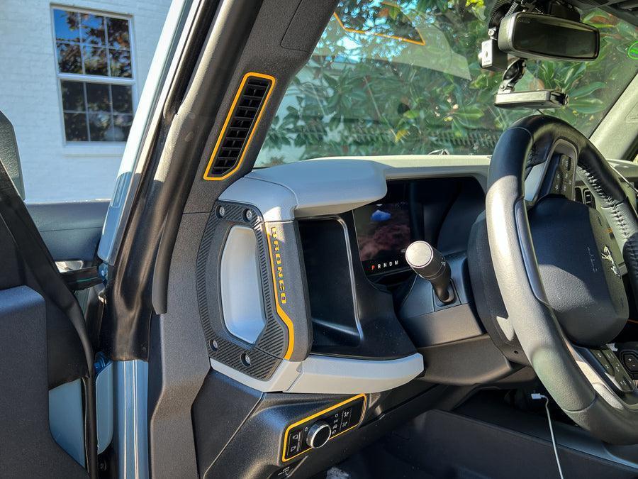 Defroster Vent Outline - 2021+ Bronco - Speedlogix