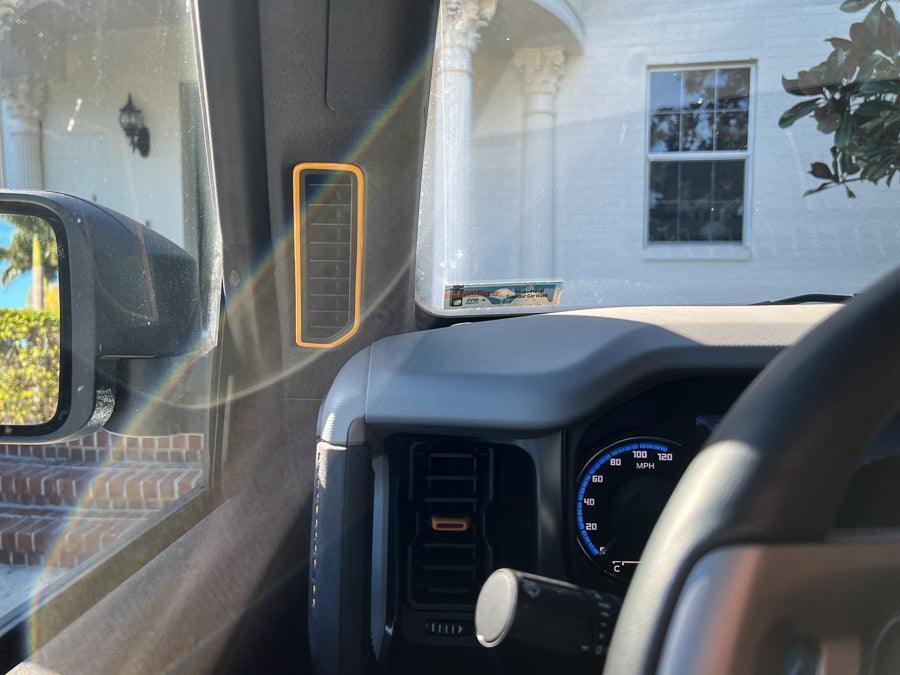 Defroster Vent Outline - 2021+ Bronco - Speedlogix