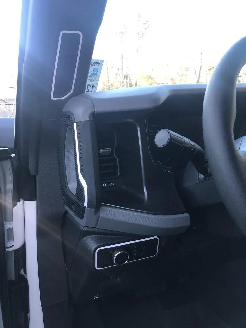 Defroster Vent Outline - 2021+ Bronco - Speedlogix