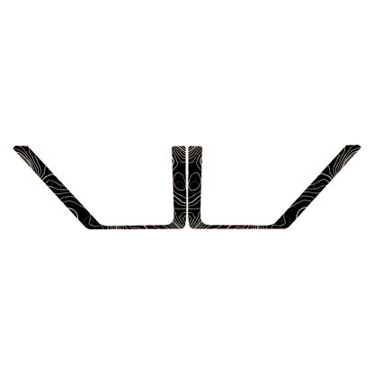 Topo Front Door Net Trim Overlay Kit (Printed Series) - 2021+ Bronco