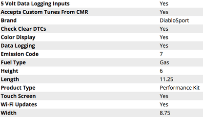 DiabloSport inTune i3 Platinum w/ Modified PCM 2018 Challenger 6.2L - Speedlogix