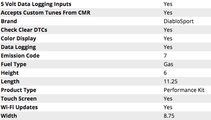 DiabloSport inTune i3 Platinum w/ Modified PCM Swap 2018 - 2023 Challenger/Charger 6.2L - Speedlogix