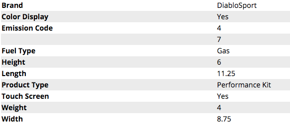 DiabloSport inTune i3 w/ Modified PCM 2016 Charger 6.2L - Speedlogix