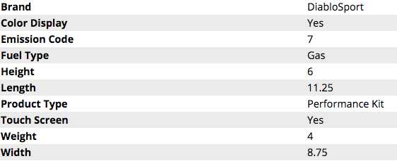 DiabloSport inTune i3 w/ Modified PCM 2017 Challenger 5.7L/392/6.4L - Speedlogix