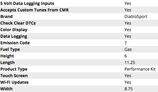 DiabloSport inTune i3 w/ Modified PCM 2020 Challenger 5.7L/392/6.4L - Speedlogix