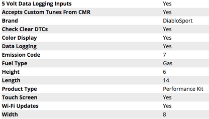 DiabloSport Trinity Platinum EX 2 w/ Modified PCM 2015 Challenger 5.7L/392/6.4L - Speedlogix