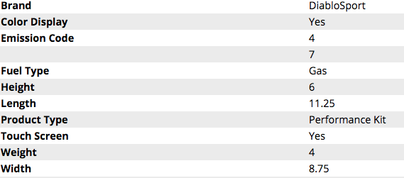 DiabloSport Trinity Platinum EX 2 w/ Modified PCM 2015 Challenger 5.7L/392/6.4L - Speedlogix