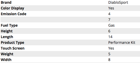 DiabloSport Trinity Platinum EX 2 w/ Modified PCM 2016 Challenger 5.7L/392/6.4L - Speedlogix