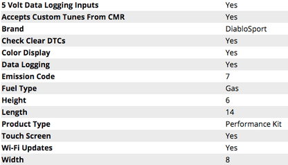 DiabloSport Trinity Platinum EX 2 w/ Modified PCM 2016 Charger 6.2L - Speedlogix