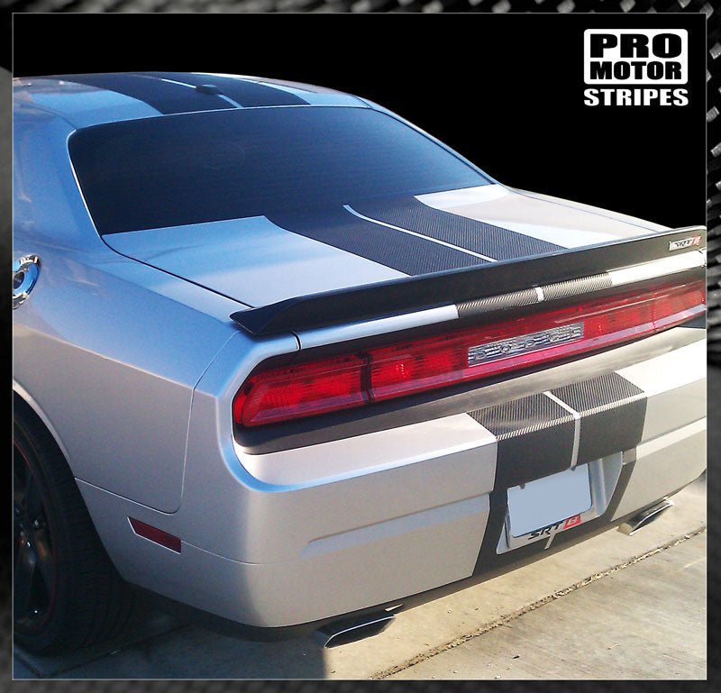 Dodge Challenger 2008 - 2023 CARBON FIBER Rally Stripes - Speedlogix