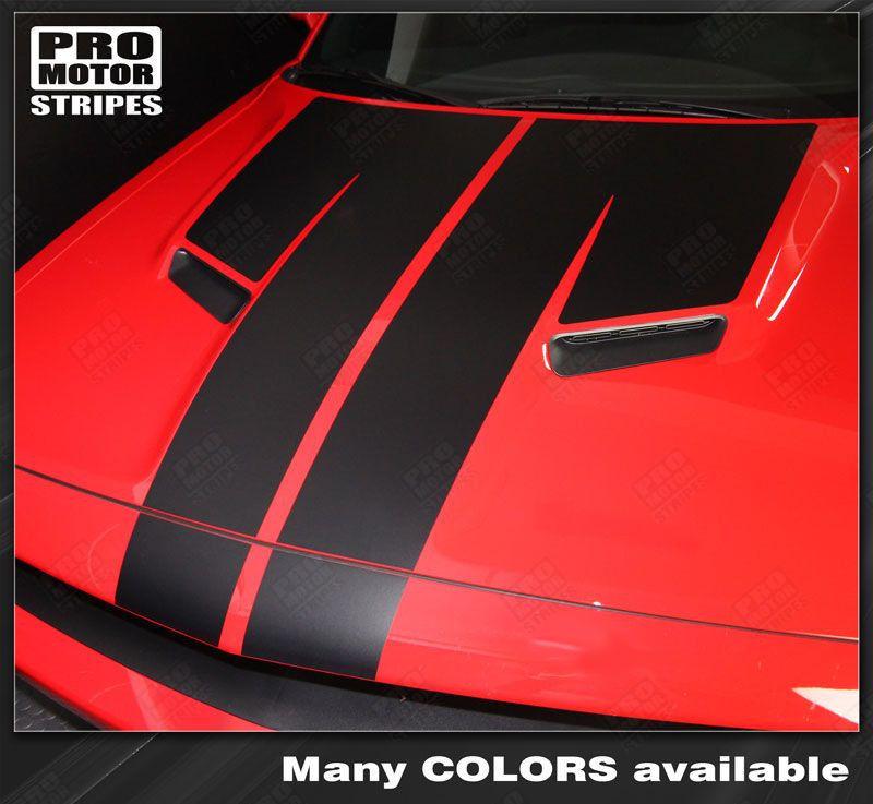 Dodge Challenger 2008 - 2023 Factory Style Hood Stripes - Speedlogix