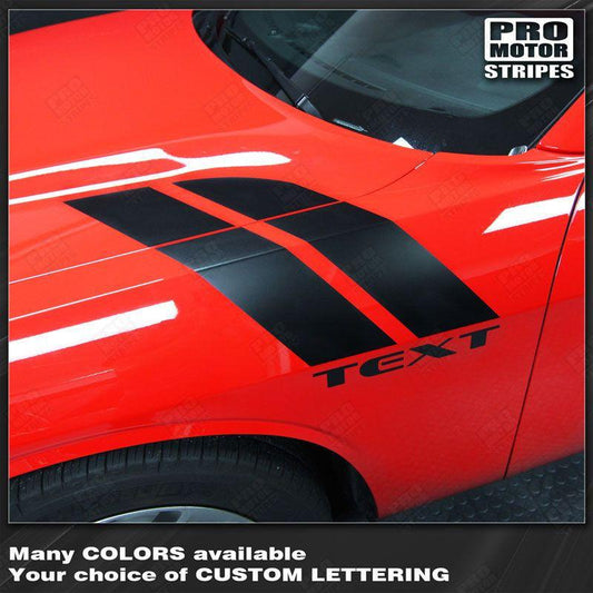 Dodge Challenger 2008 - 2023 Fender Hash Side Accent Stripes - Speedlogix