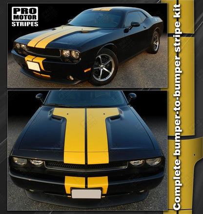 Dodge Challenger 2008 - 2023 Rally Double T - Stripes - Speedlogix