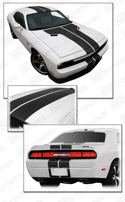 Dodge Challenger 2008 - 2023 Rally Double T - Stripes - Speedlogix