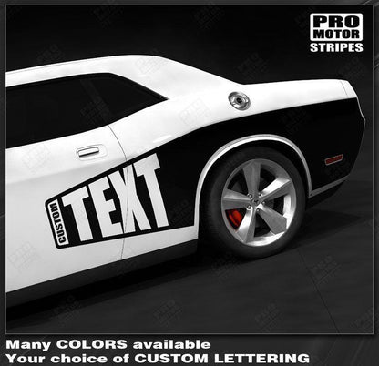 Dodge Challenger 2008 - 2023 Side CUDA Billboard Stripes - Speedlogix